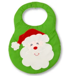 Apple Green Santa Bib
