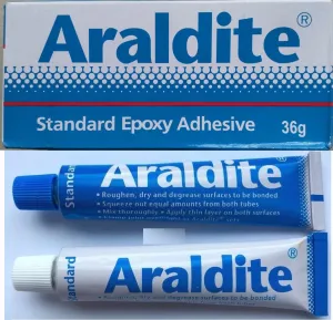 Araldite Standard | Epoxy Adhesive Glue | 36 gm (Resin 20 gm  Hardener 16 gm)