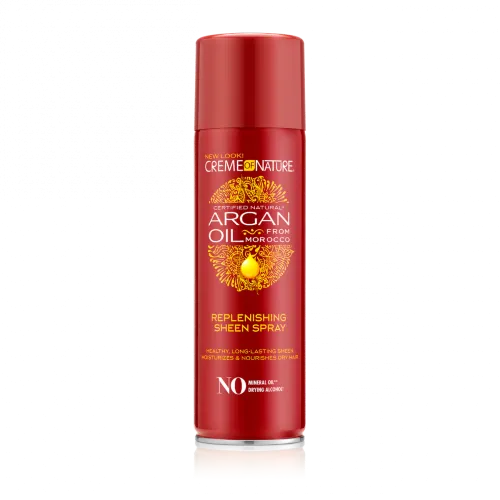 Argan Oil Replenishing Sheen Spray 11.25oz by CREME OF NATURE