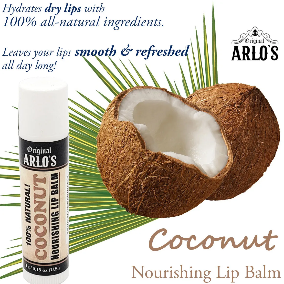 Arlo's 100% Natural Lip Balm - Coconut