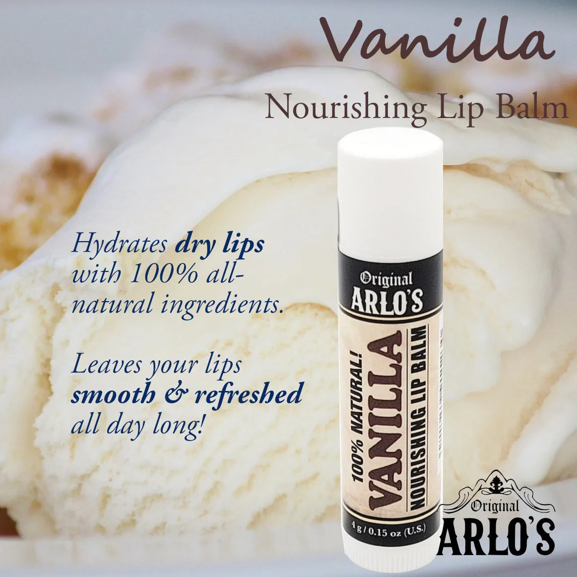 Arlo's 100% Natural Lip Balm - Vanilla