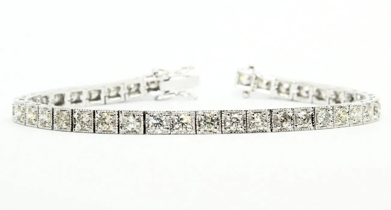 ART- DECO DIAMOND TENNIS BRACELET AD NO.1337