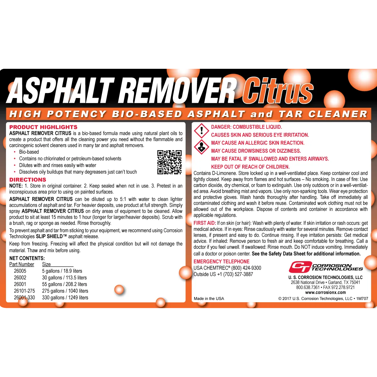 Asphalt Remover Citrus