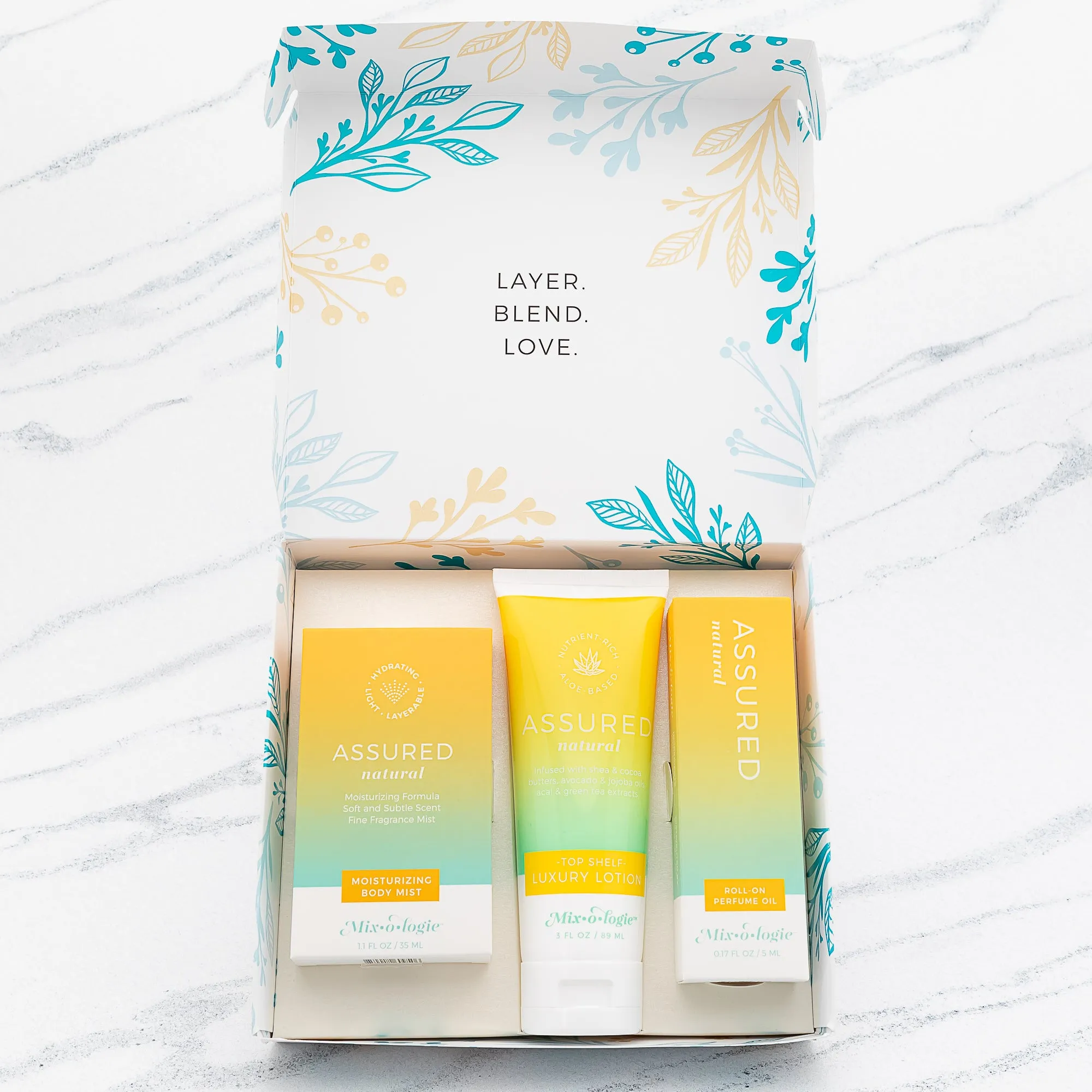 Assured (Natural) Gift Set Trio Box