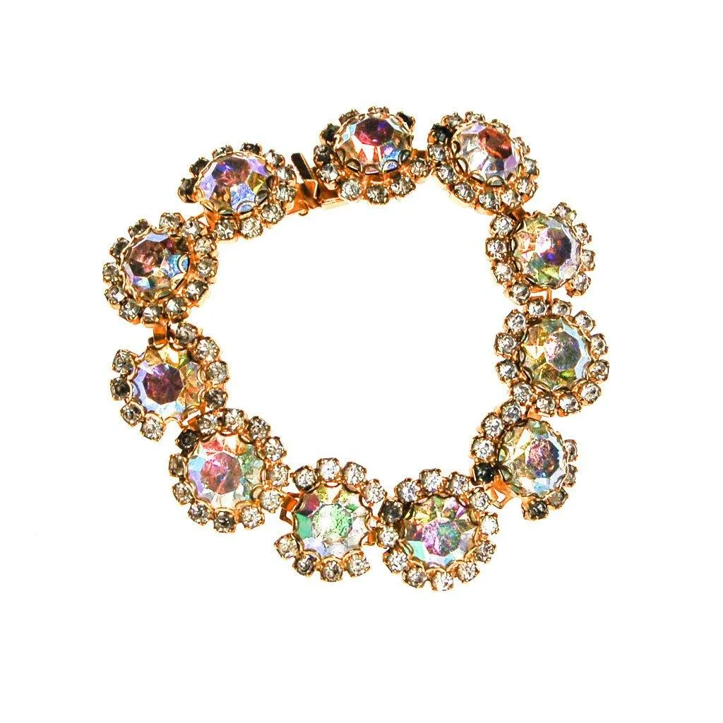 Aurora Borealis Rhinestone Bracelet