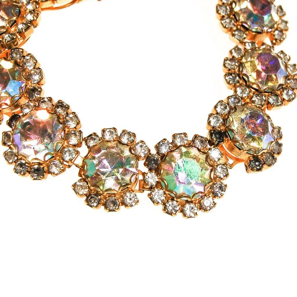 Aurora Borealis Rhinestone Bracelet