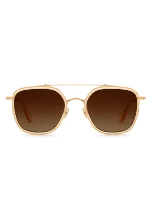 AUSTIN | 18K Titanium   Champagne Polarized