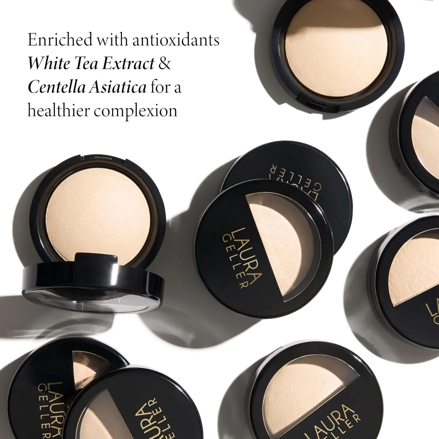 Baked Natural Glow Highlighter Radiance Enhancing Makeup, French Vanilla