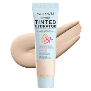 Bare Focus Tinted Hydrator Matte Finish, Light Medium, Oil-Free, Moisturizing Makeup | Hyaluronic Acid | Sheer to Medium Coverage