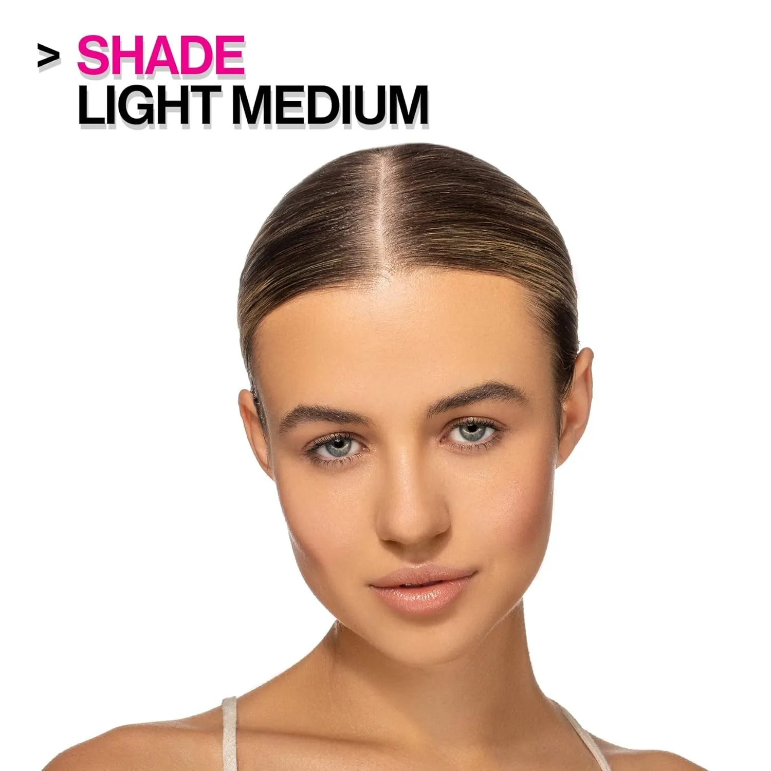 Bare Focus Tinted Hydrator Matte Finish, Light Medium, Oil-Free, Moisturizing Makeup | Hyaluronic Acid | Sheer to Medium Coverage