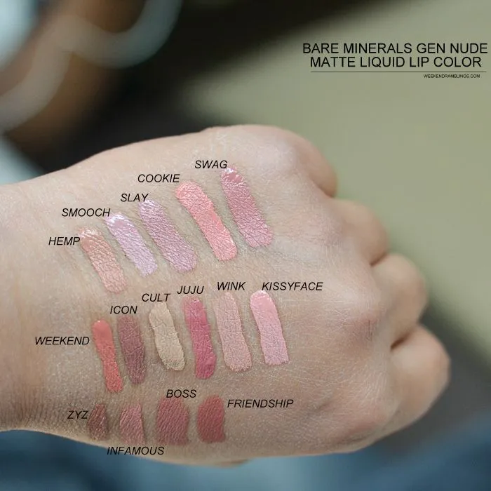 Bare Minerals GEN NUDE Matte Liquid Lipcolour Cult-beige canvas! Hard to find Colour! Retails $24 