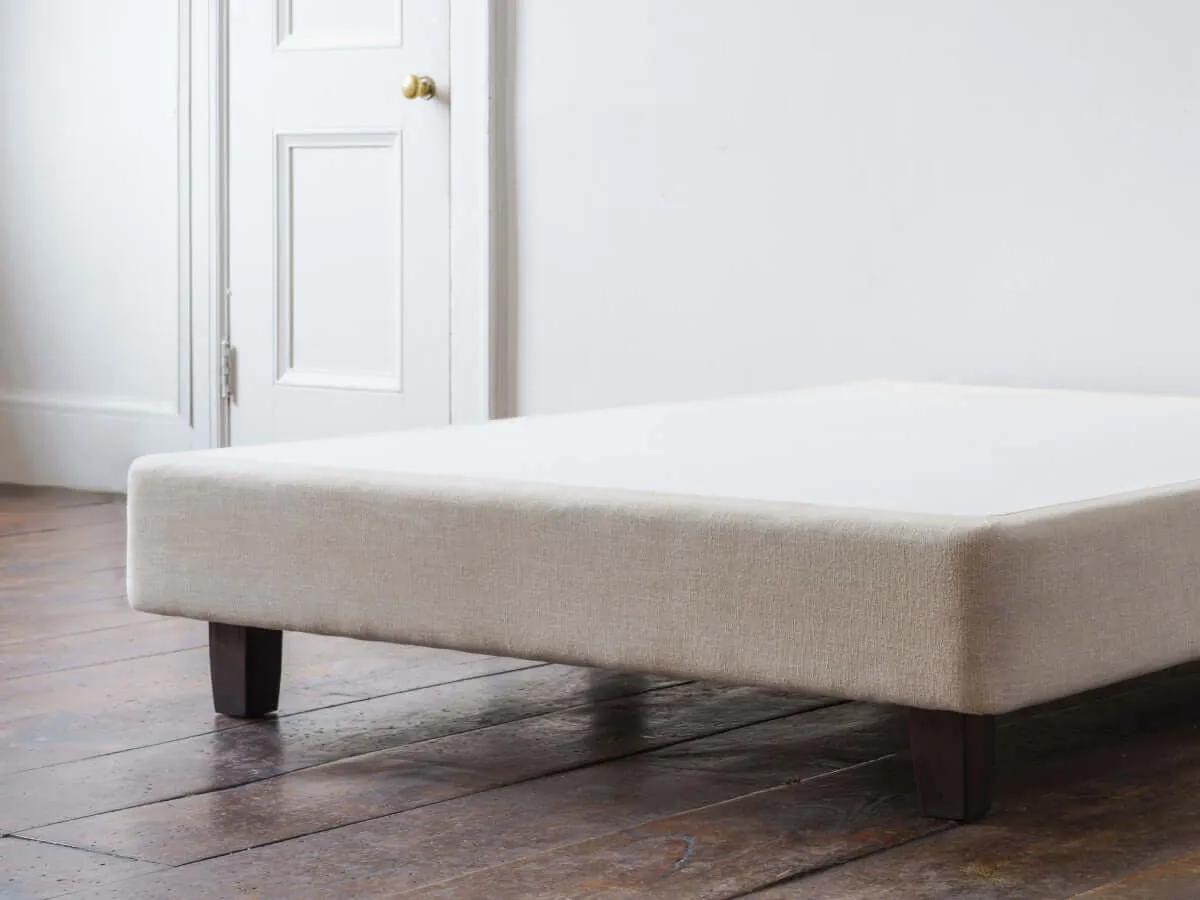 Basic Foundation - No Legs - Natural Bed Base