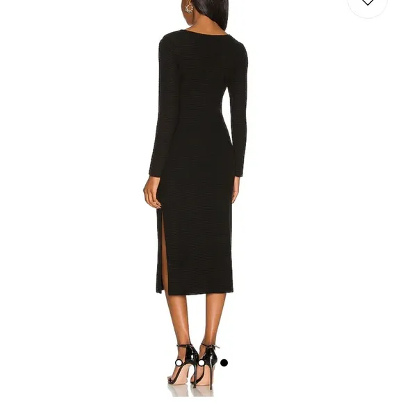 BB Dakota by Steve Madden Love Shrug Midi Dress Black S