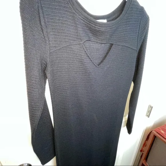 BB Dakota by Steve Madden Love Shrug Midi Dress Black S