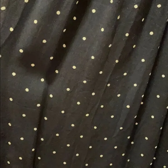 BB Dakota Sloane Navy &amp; White polka dot dr…