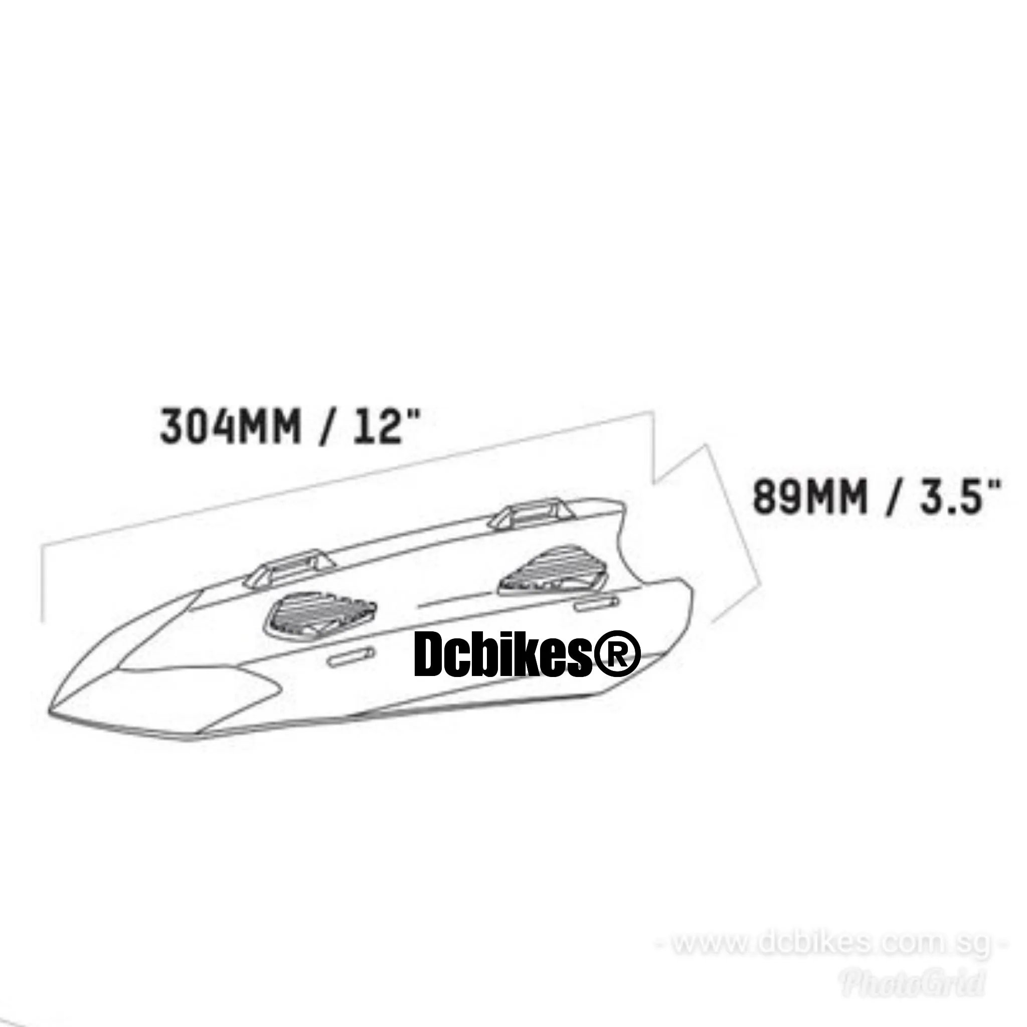 BB Downtube Dirt Trail MTB Front Fender Guard