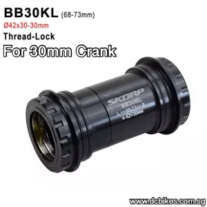 BB30 42mm Press Fit Thread Lock Bottom Brackets BB For 30mm Crank