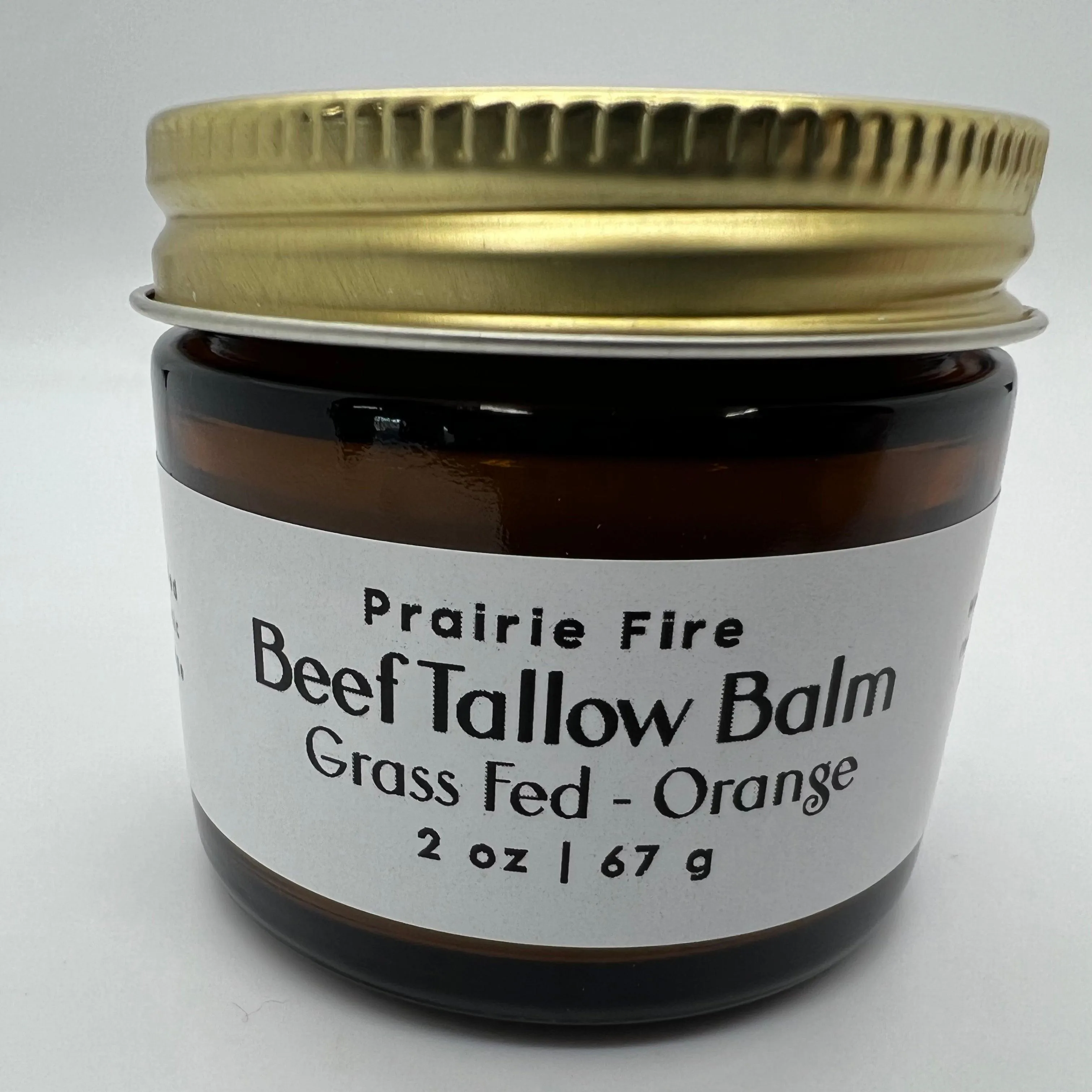 Beef Tallow Balm - 2 oz - Organic Grass Fed and Finished Tallow- Made in USA - Moisturizing Skin Care