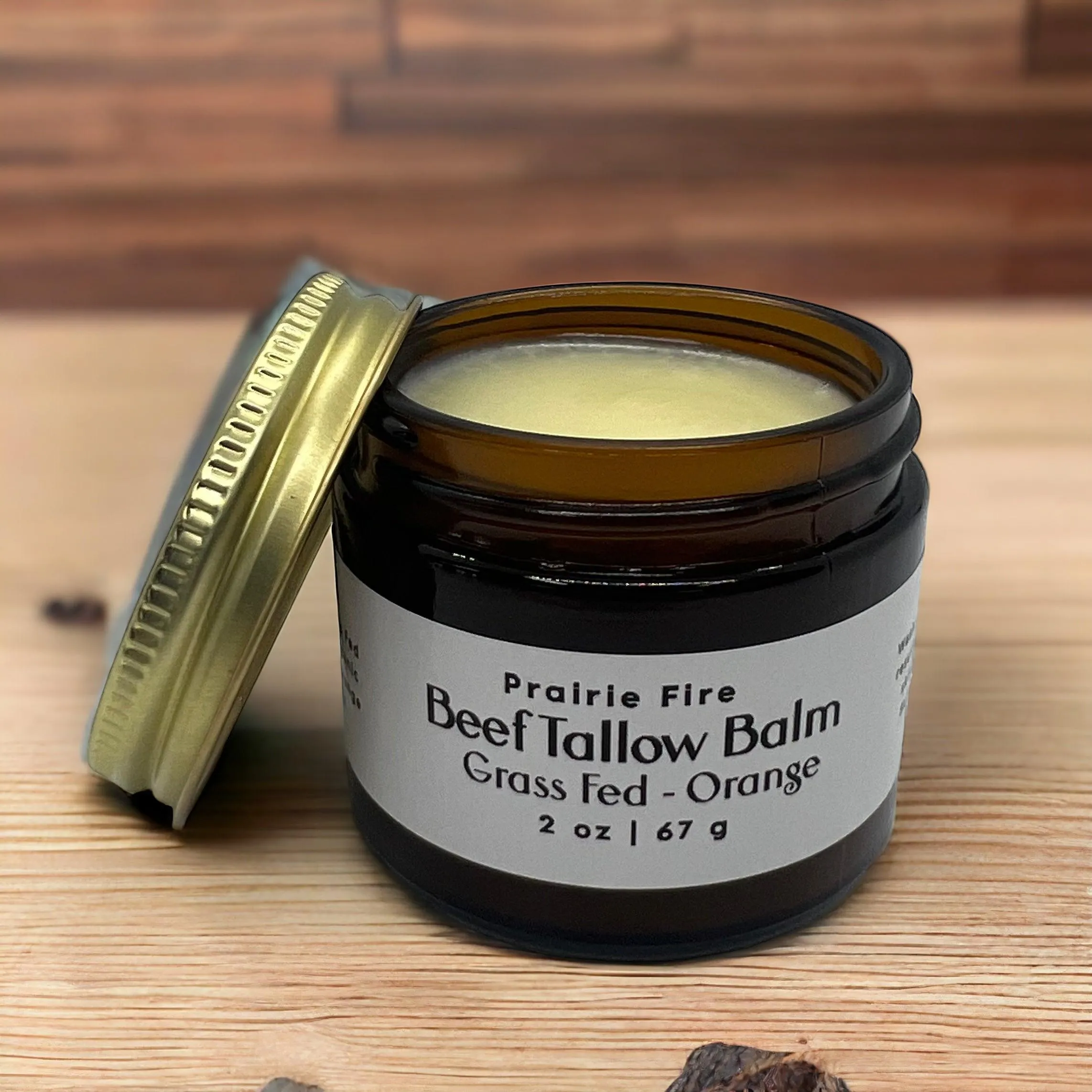 Beef Tallow Balm - 2 oz - Organic Grass Fed and Finished Tallow- Made in USA - Moisturizing Skin Care