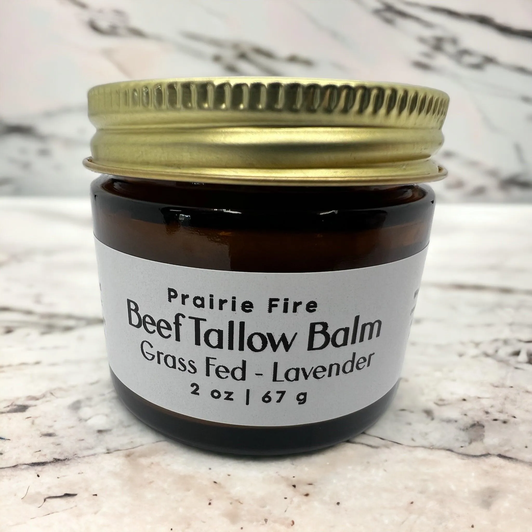 Beef Tallow Balm - 2 oz - Organic Grass Fed and Finished Tallow- Made in USA - Moisturizing Skin Care