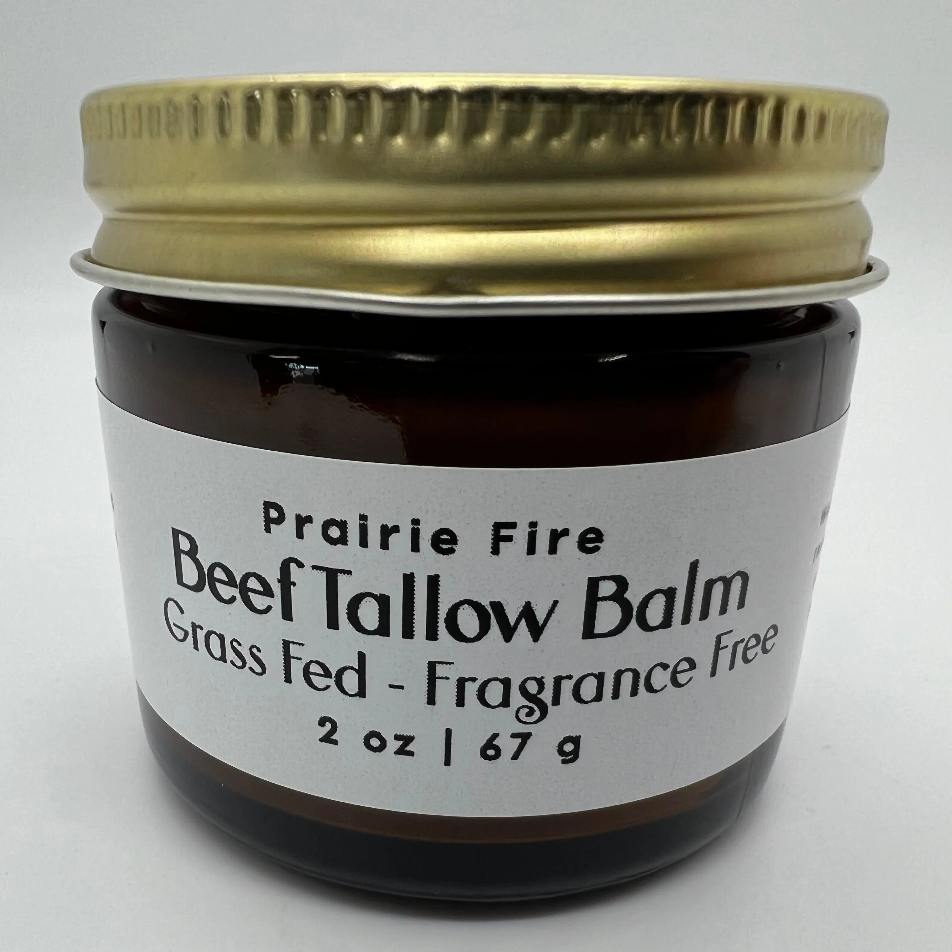 Beef Tallow Balm - 2 oz - Organic Grass Fed and Finished Tallow- Made in USA - Moisturizing Skin Care