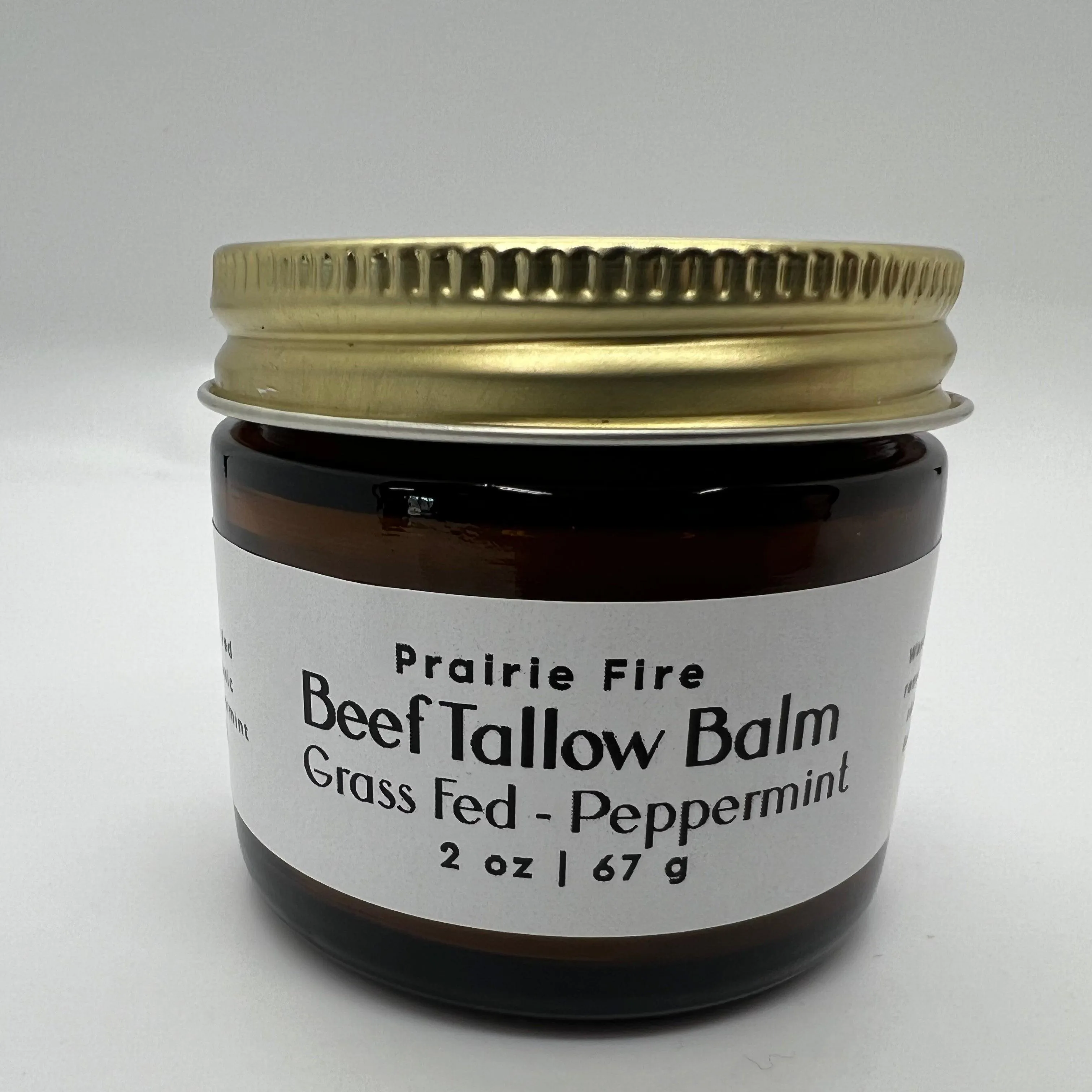 Beef Tallow Balm - 2 oz - Organic Grass Fed and Finished Tallow- Made in USA - Moisturizing Skin Care