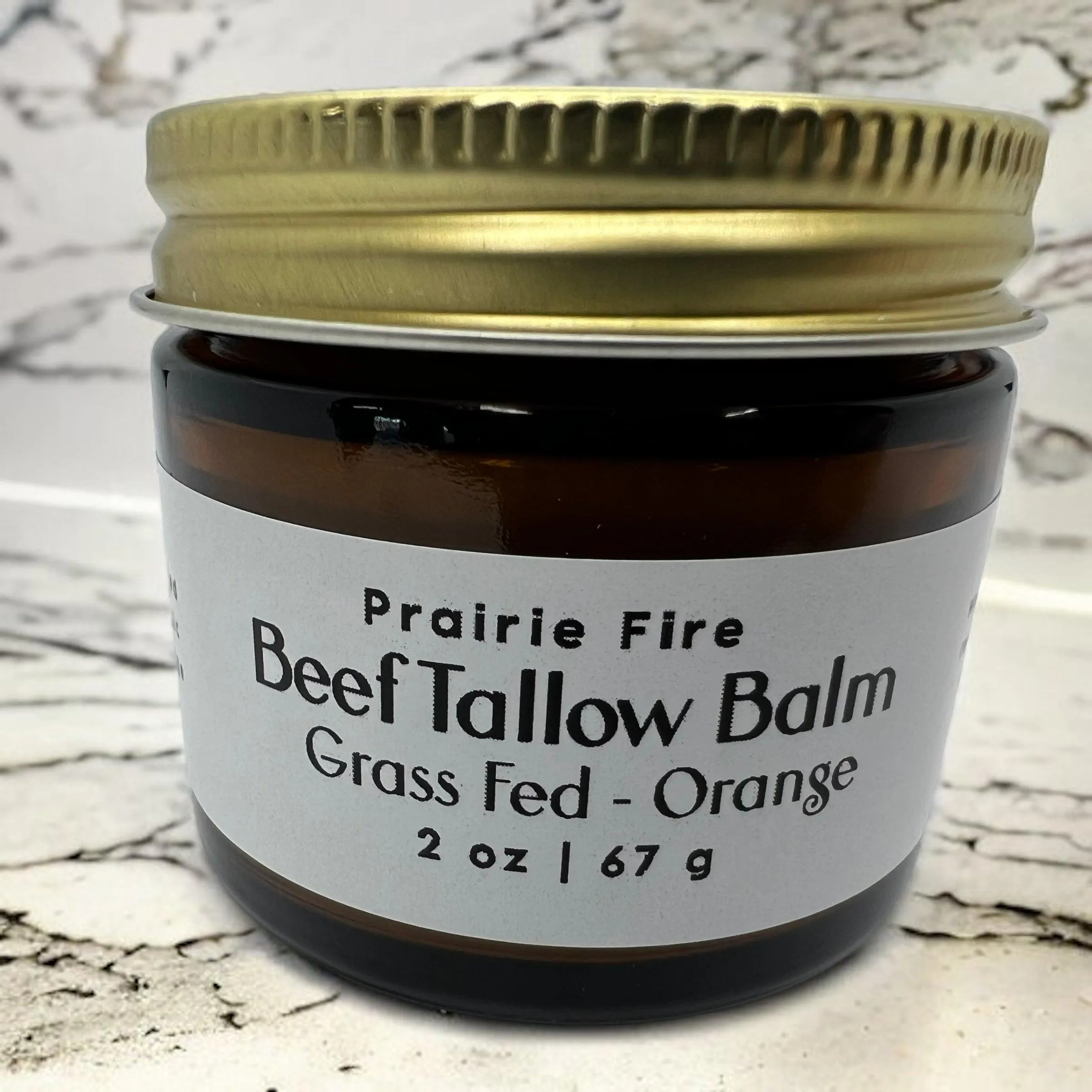 Beef Tallow Balm - 2 oz - Organic Grass Fed and Finished Tallow- Made in USA - Moisturizing Skin Care