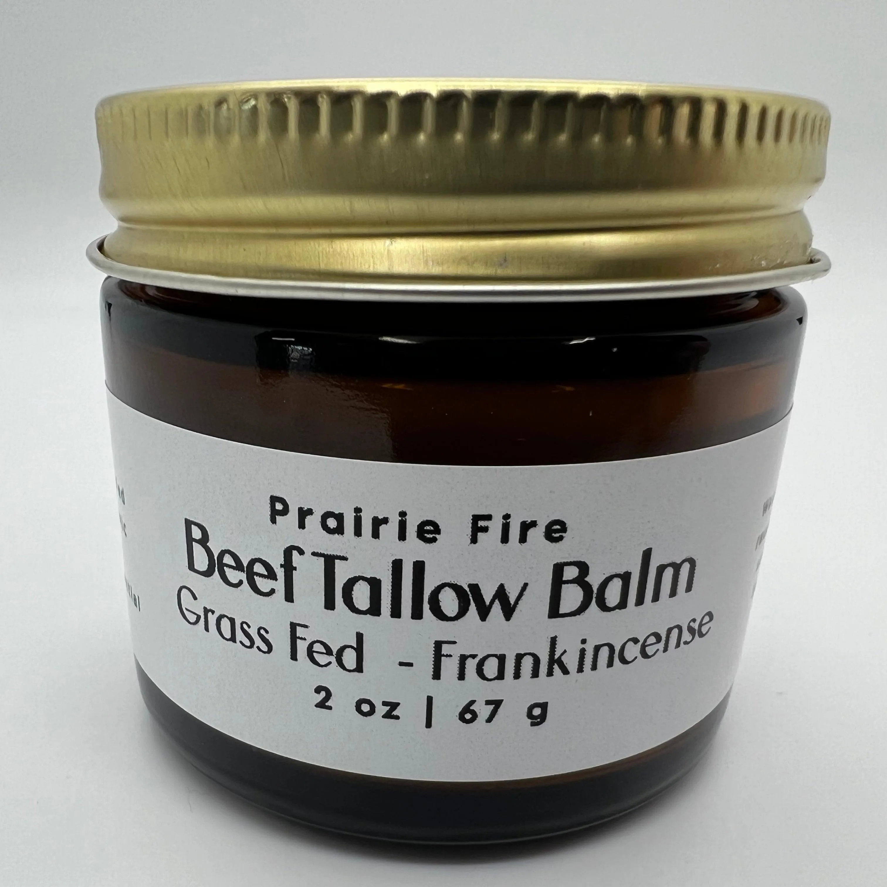 Beef Tallow Balm - 2 oz - Organic Grass Fed and Finished Tallow- Made in USA - Moisturizing Skin Care