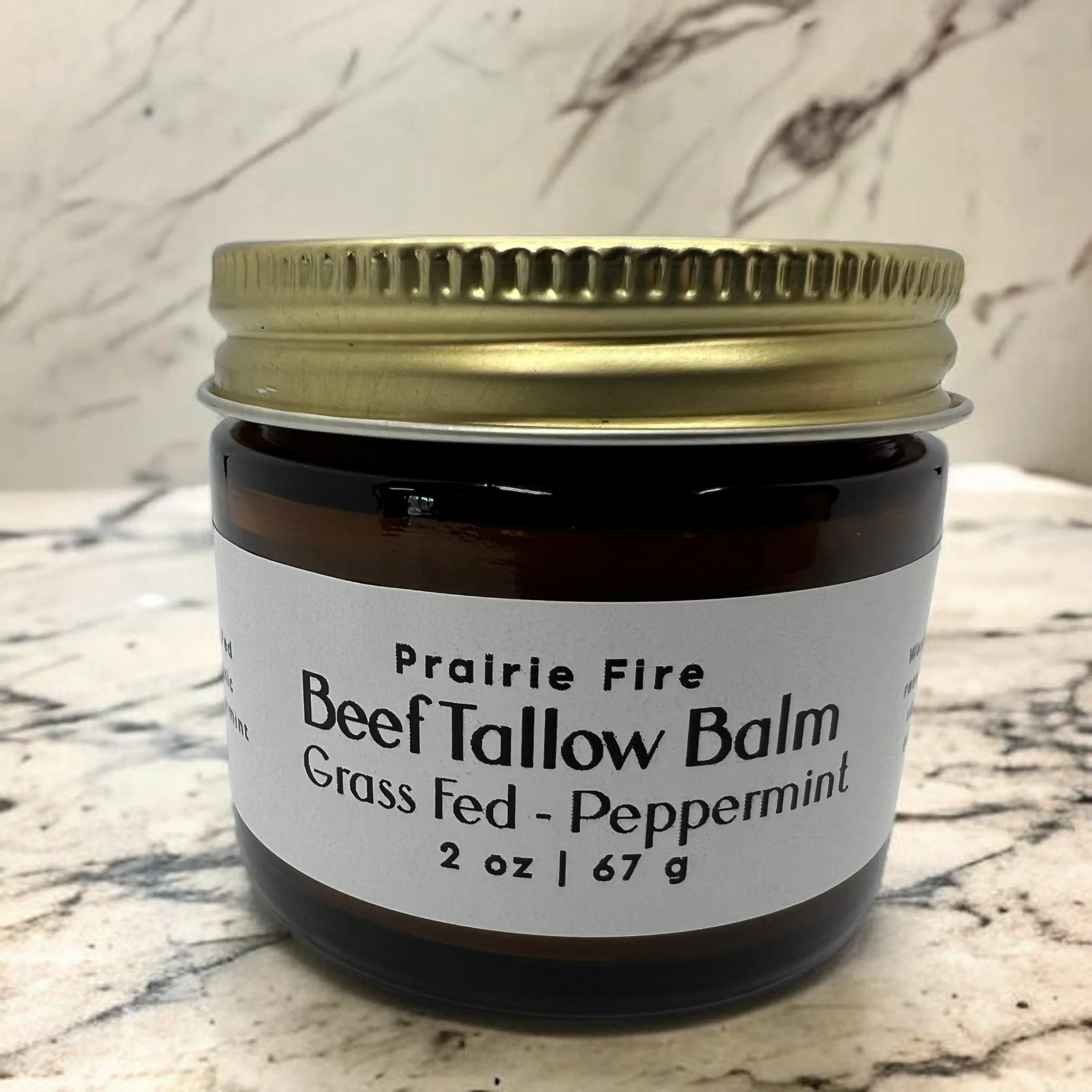 Beef Tallow Balm - 2 oz - Organic Grass Fed and Finished Tallow- Made in USA - Moisturizing Skin Care