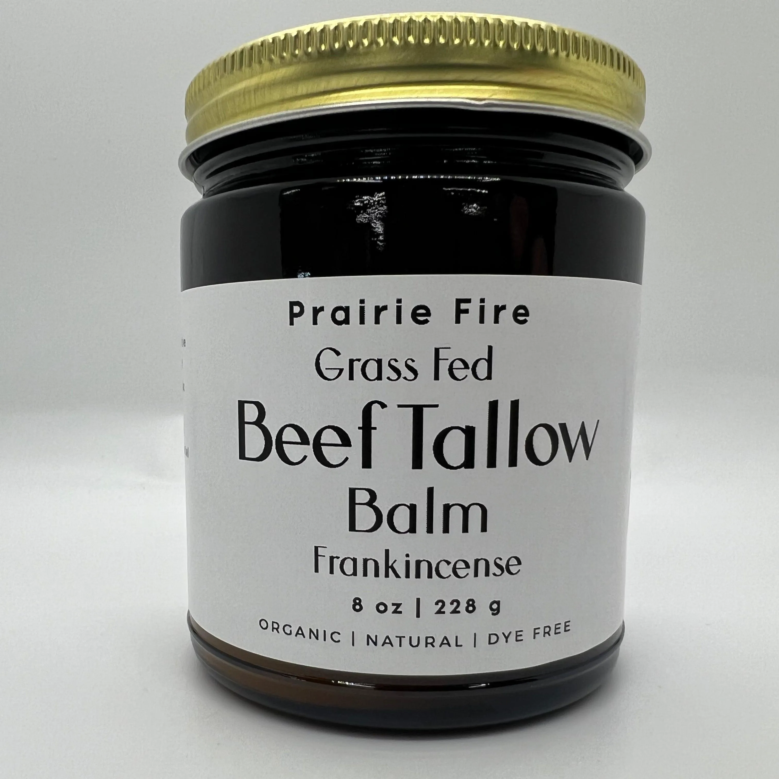 Beef Tallow Balm - 8 oz - Organic Grass Fed and Finished - Made in USA - Moisturizing Skin Care