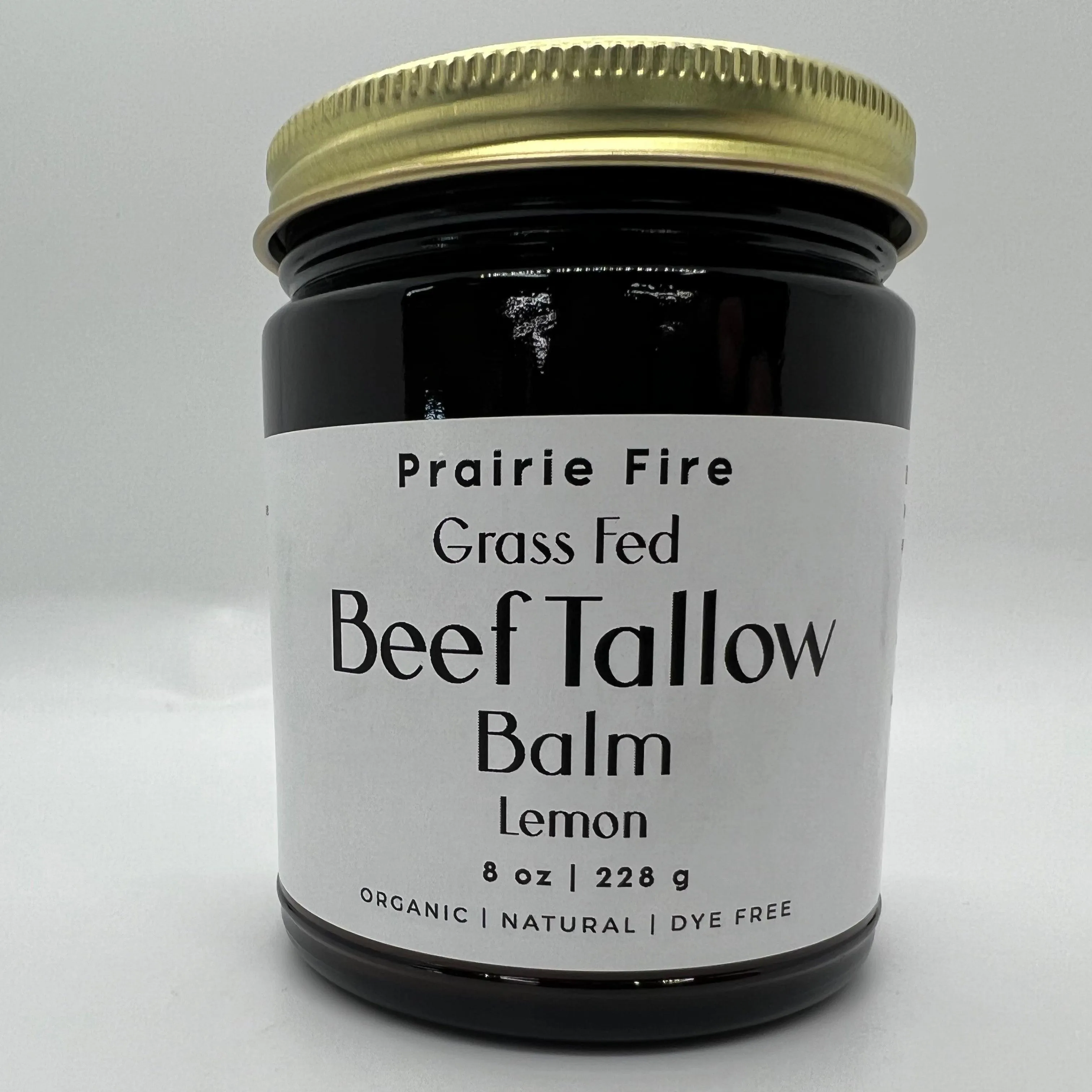 Beef Tallow Balm - 8 oz - Organic Grass Fed and Finished - Made in USA - Moisturizing Skin Care