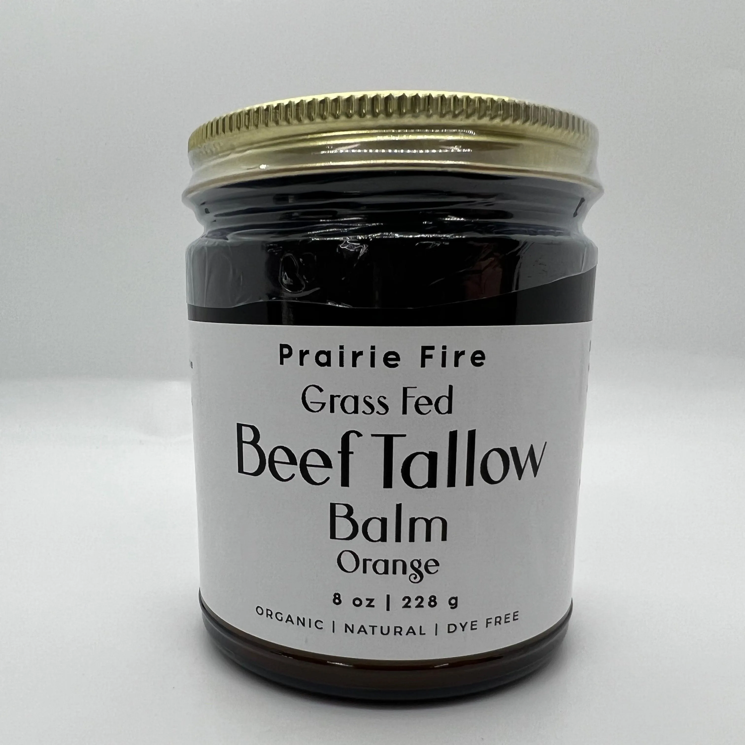 Beef Tallow Balm - 8 oz - Organic Grass Fed and Finished - Made in USA - Moisturizing Skin Care
