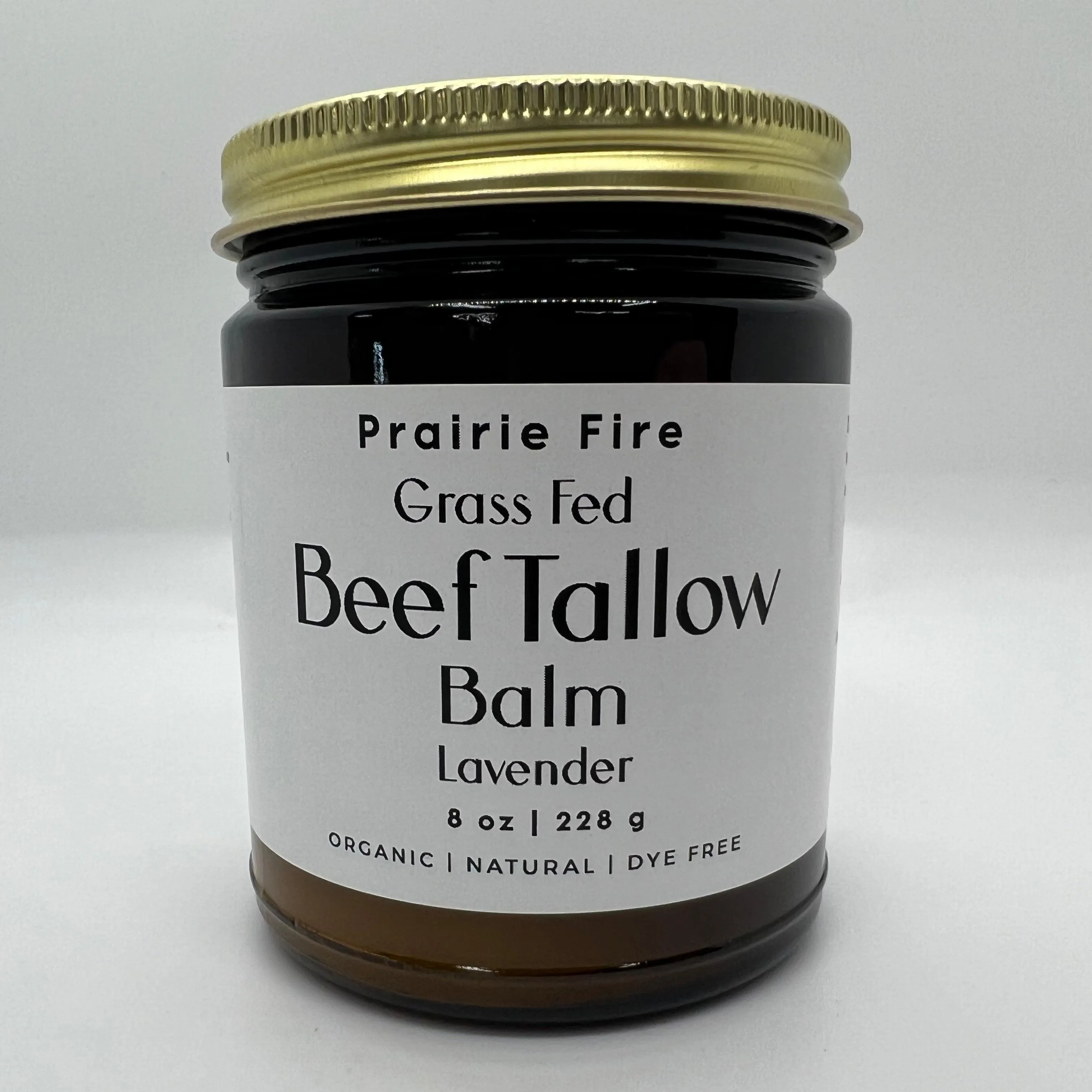 Beef Tallow Balm - 8 oz - Organic Grass Fed and Finished - Made in USA - Moisturizing Skin Care