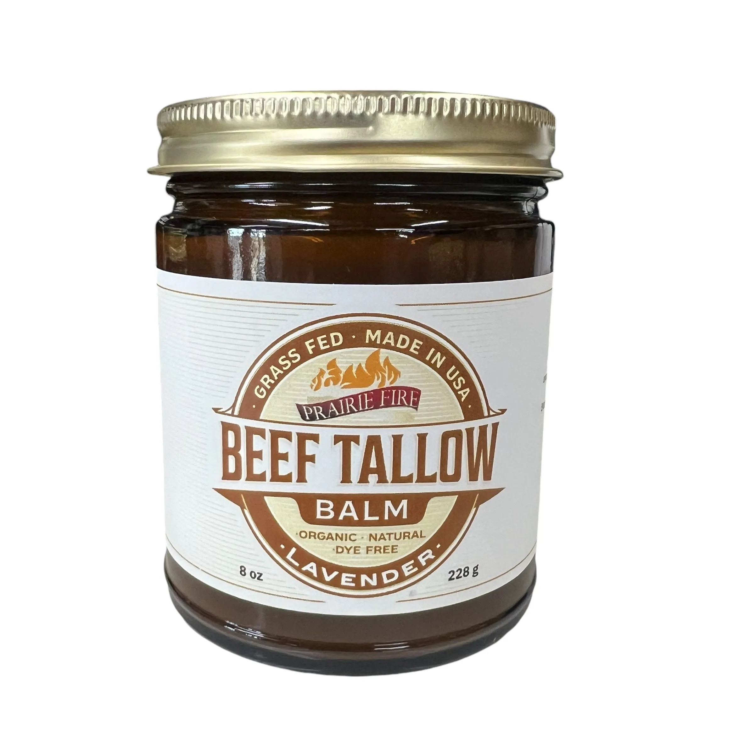 Beef Tallow Balm - 8 oz - Organic Grass Fed and Finished - Made in USA - Moisturizing Skin Care