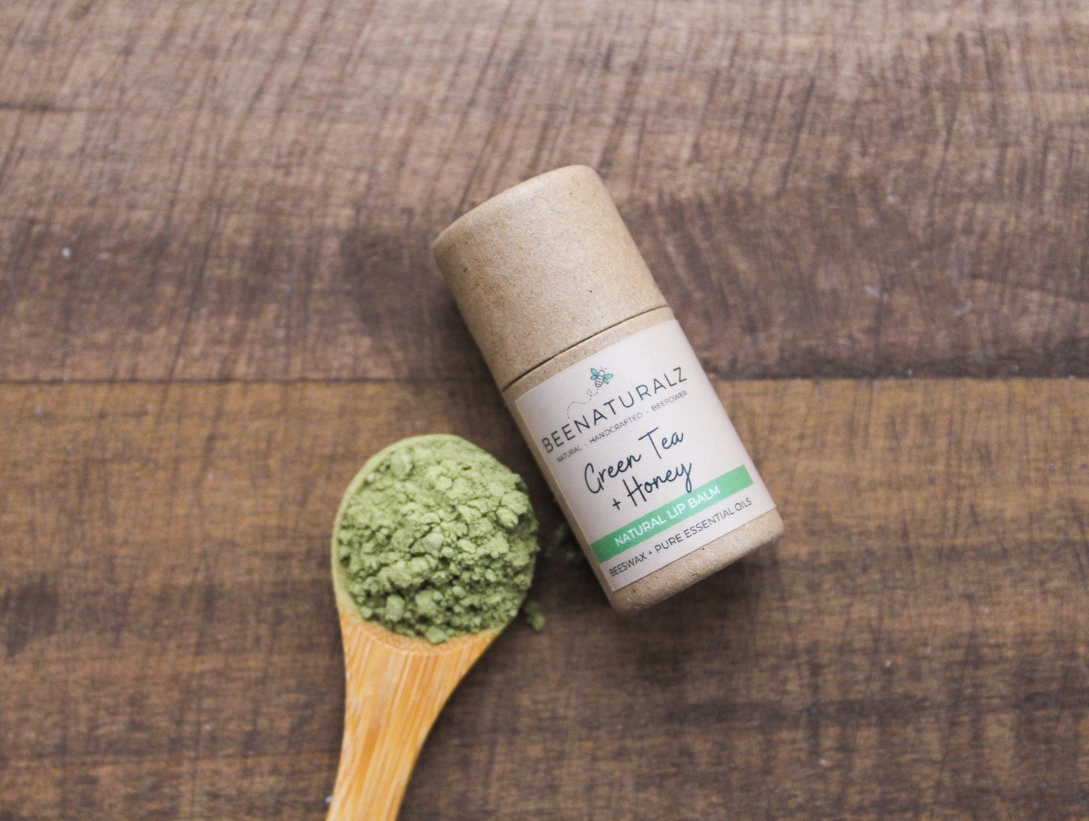 Beeswax Lip Balm - Green Tea   Honey