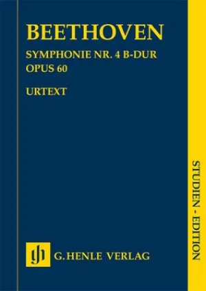 BEETHOVEN - SYMPHONY NO 4 OP 60 STUDY SCORE