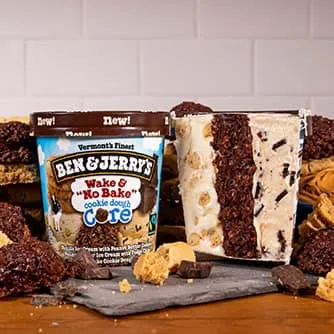 Ben & Jerry's - Wake & "No Bake" Cookie Dough Core