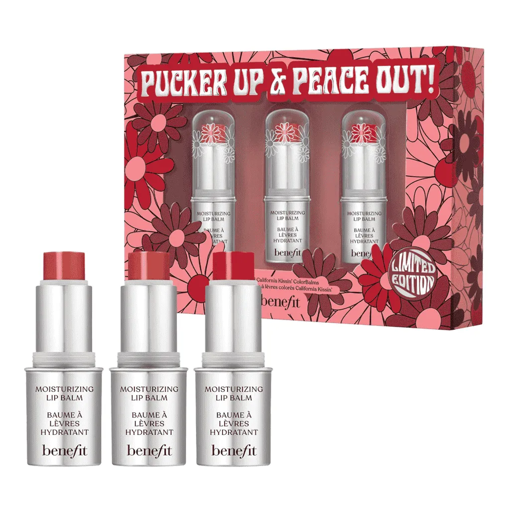 Benefit Pucker Up & Peace Out Lip Set Lipstick