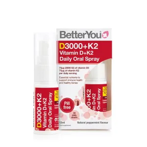 BetterYou DLux Plus Vitamin D  K2 Daily Oral Spray 15ml