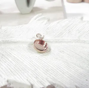 Bezel Cup Pendant - Round Faceted Gem, Choose Your Cup Size, Choose Your Metal