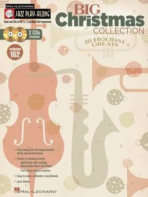 BIG CHRISTMAS COLLECTION JAZZ PLAY ALONG BK/2CD