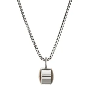 Bilateral Cremation Necklace in Sterling Silver