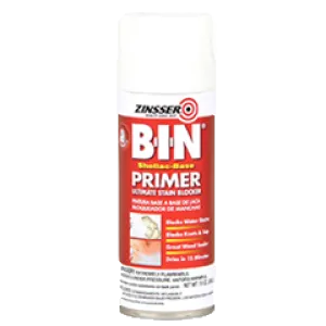 BIN 13 oz. White Shellac-Based Interior/Spot Exterior Primer and Sealer Spray