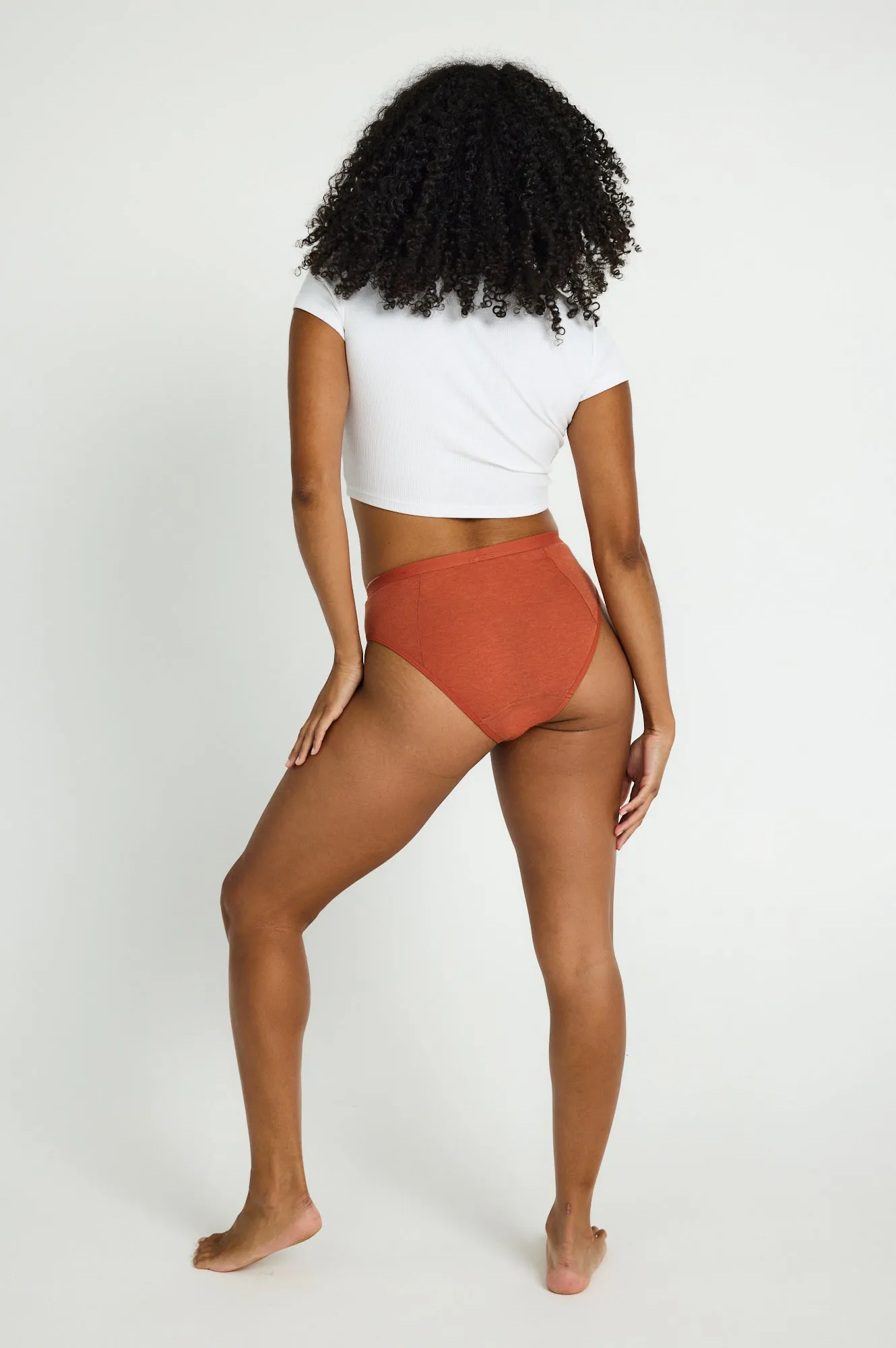 Biodegradable Brief Light-Moderate Ginger Red