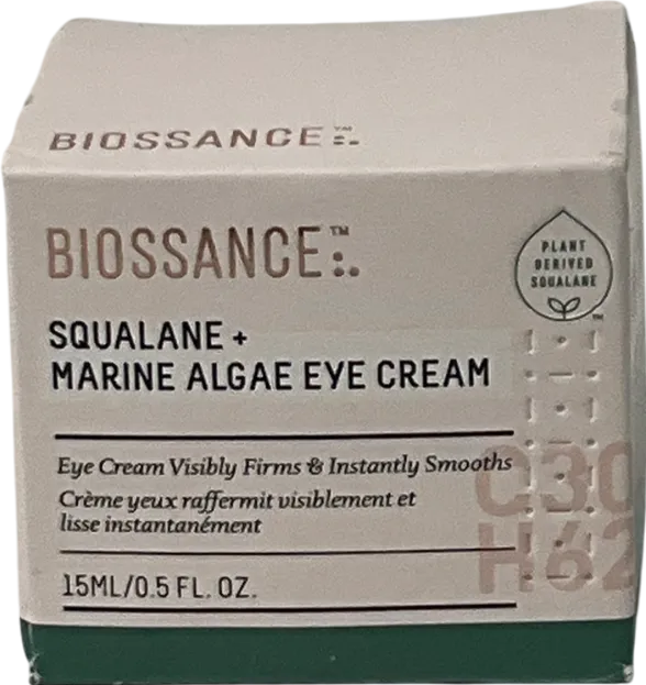 BIOSSANCE Squalane And Marine Algae Eye Cream 15ml