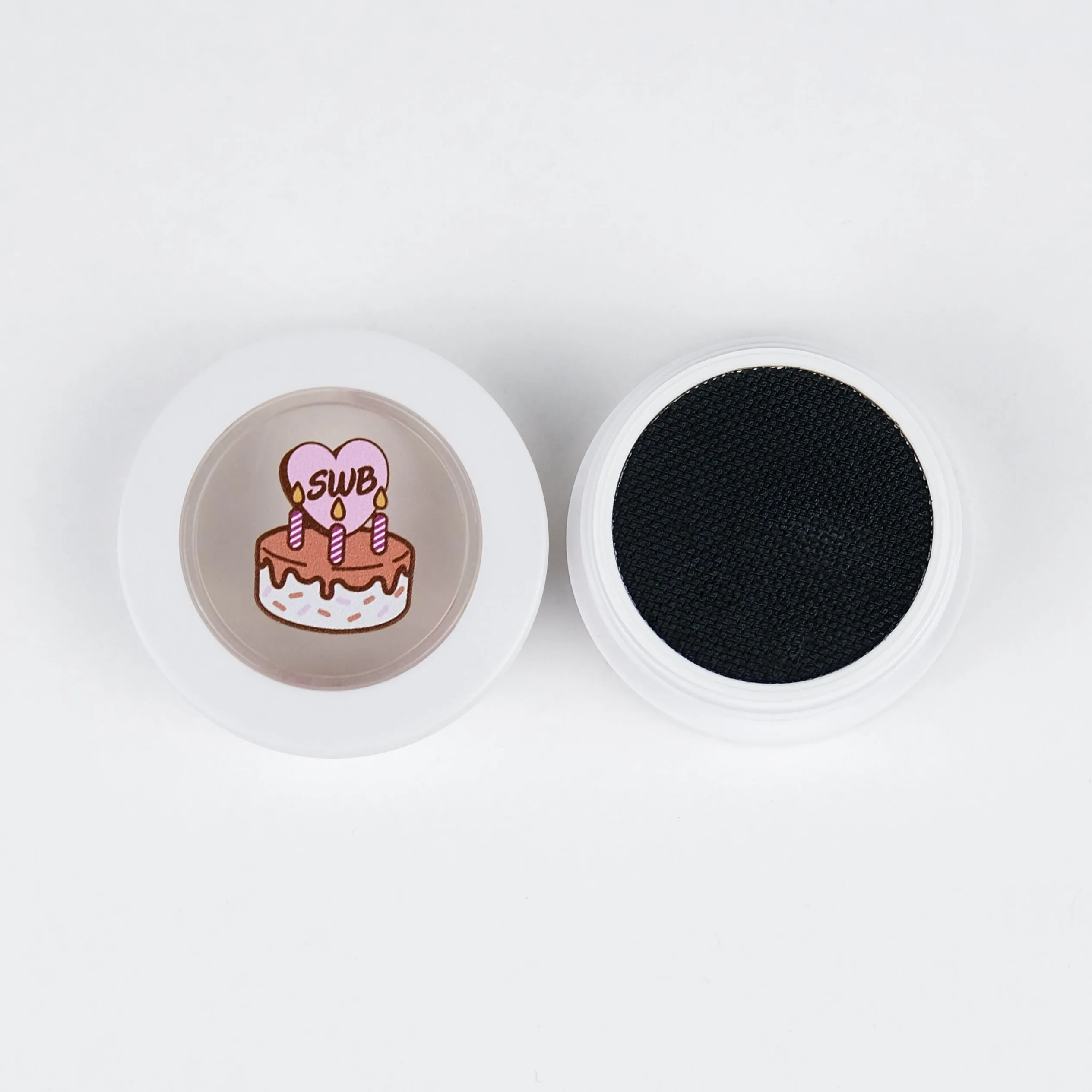 Black & White Cake Eyeliner Brush Kit