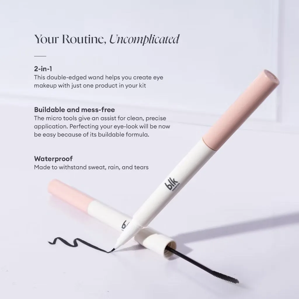 blk Cosmetics Daydream Waterproof Micro Tip Liner   Microcara Duo