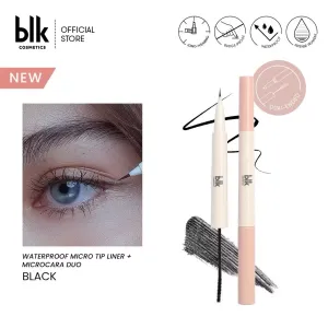 blk Cosmetics Daydream Waterproof Micro Tip Liner   Microcara Duo