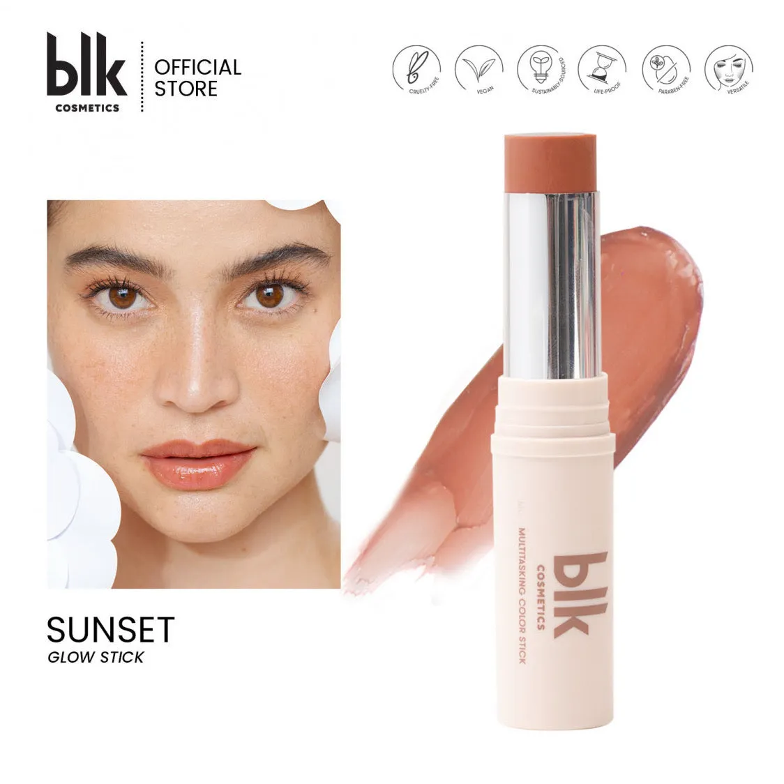 BLK Cosmetics Multitasking Color Stick (Glow/Matte/Primer)