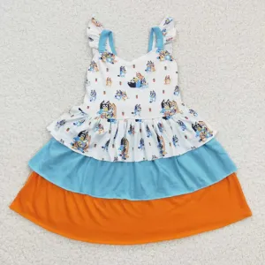 Blue Dog Dress